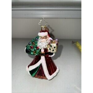 Christopher Radko 2013 Joyful Visitor Christmas Ornament With Box Rare